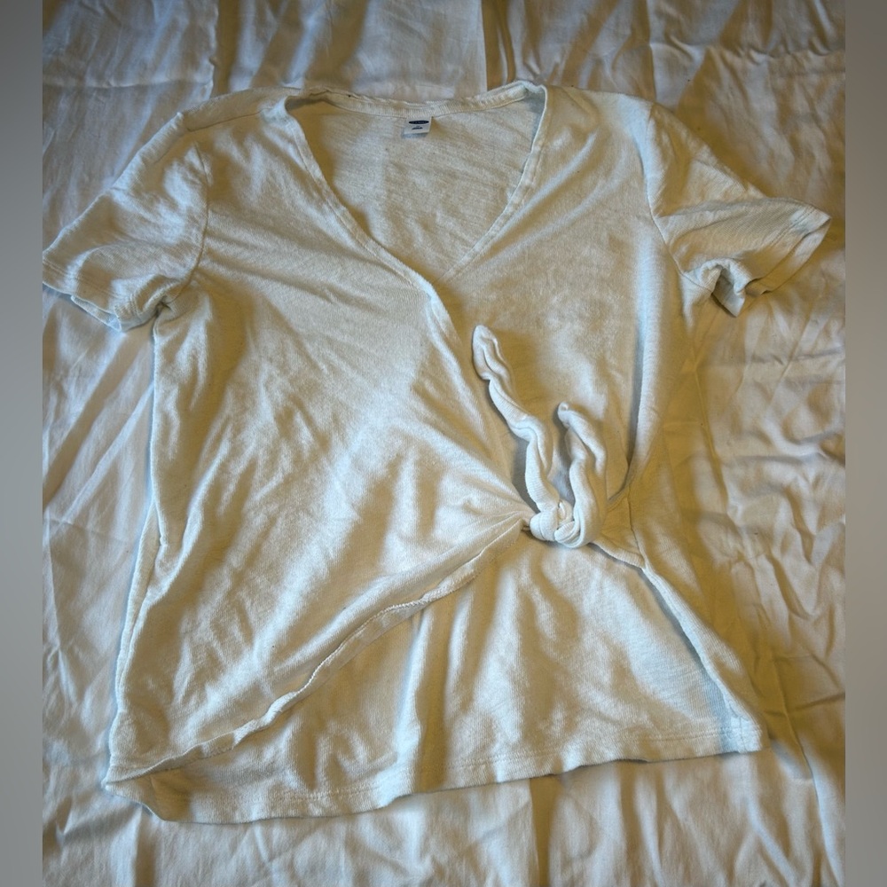 Textured Wrap-Front Side-Tie Top for Women